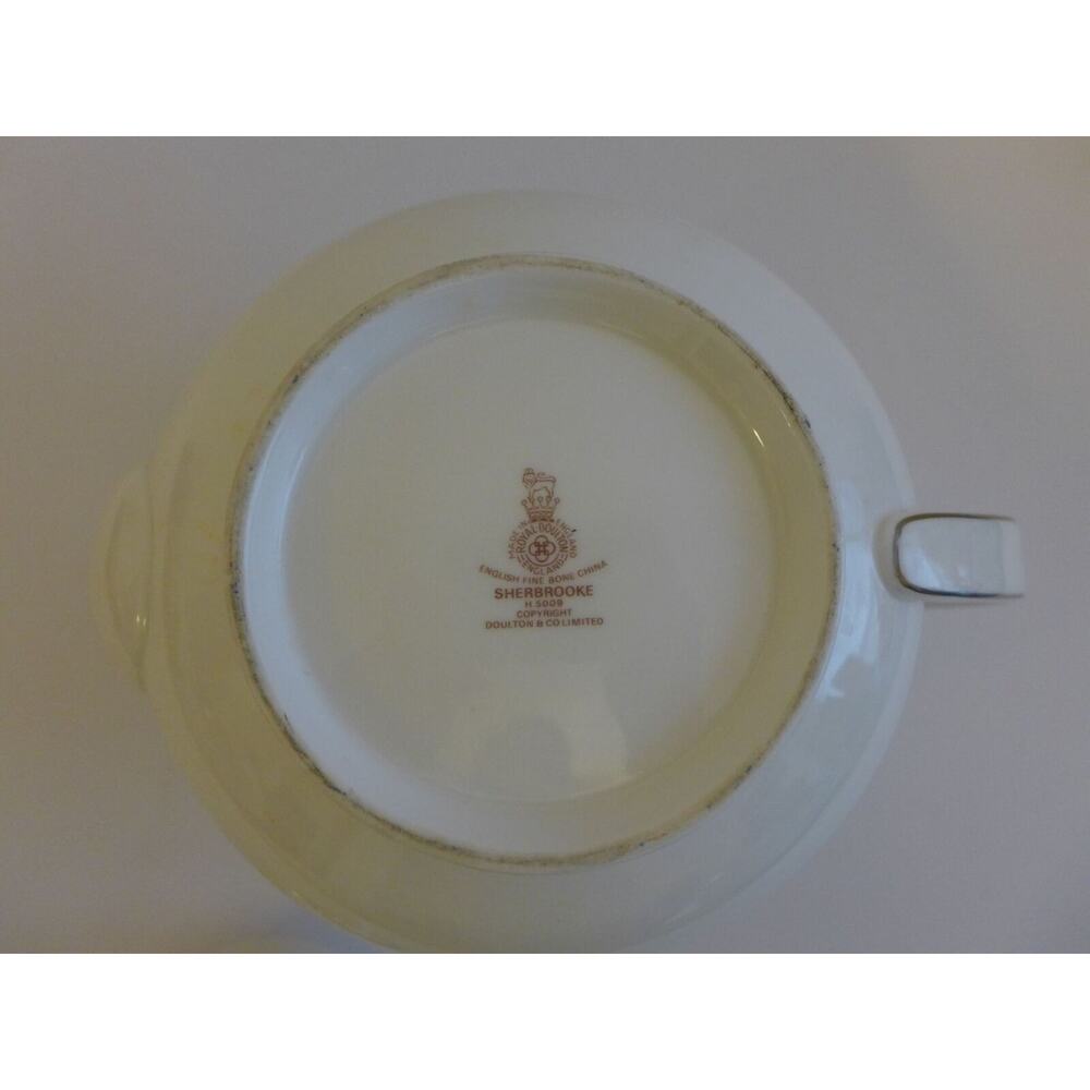 Royal Doulton Sherbrooke Creamer Milk Jug English Bone China 1980's - Picture 6 of 9
